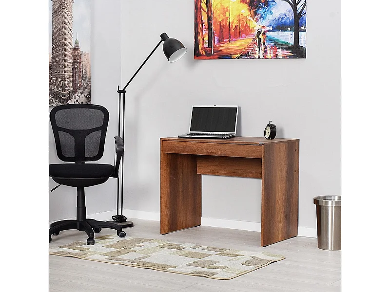 Secretária Moderna "Inspire" - 90 x 75 x 55 cm - Nogueira e Oslo