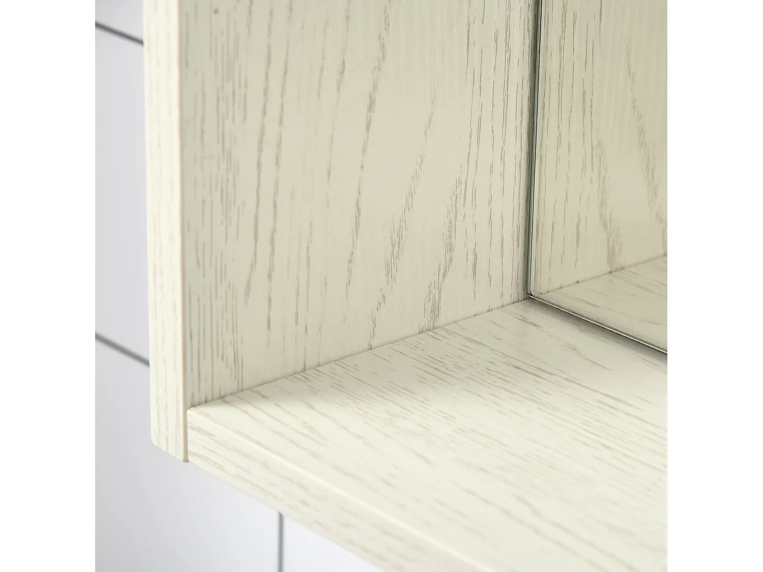 Armário de Parede Elegante "Reflex" para Casa de Banho - 63x15x65 cm - Branco