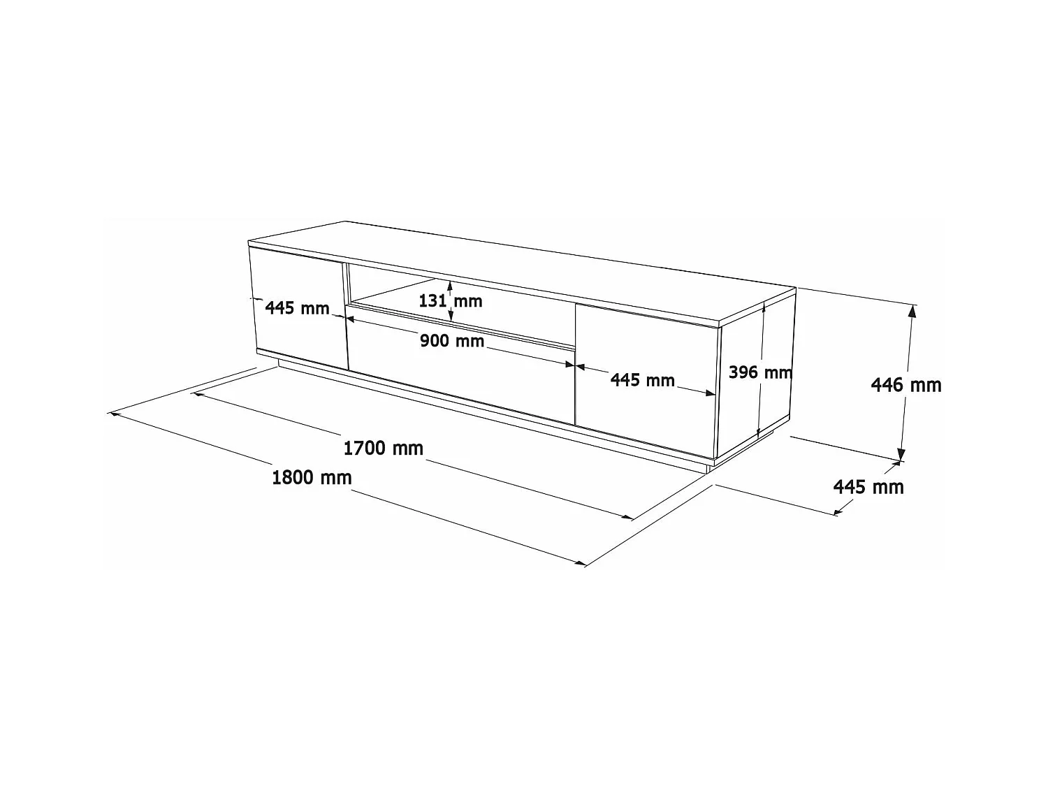Conjunto de salón Kailua 2195, Blanco|Pino, Aglomerado laminado