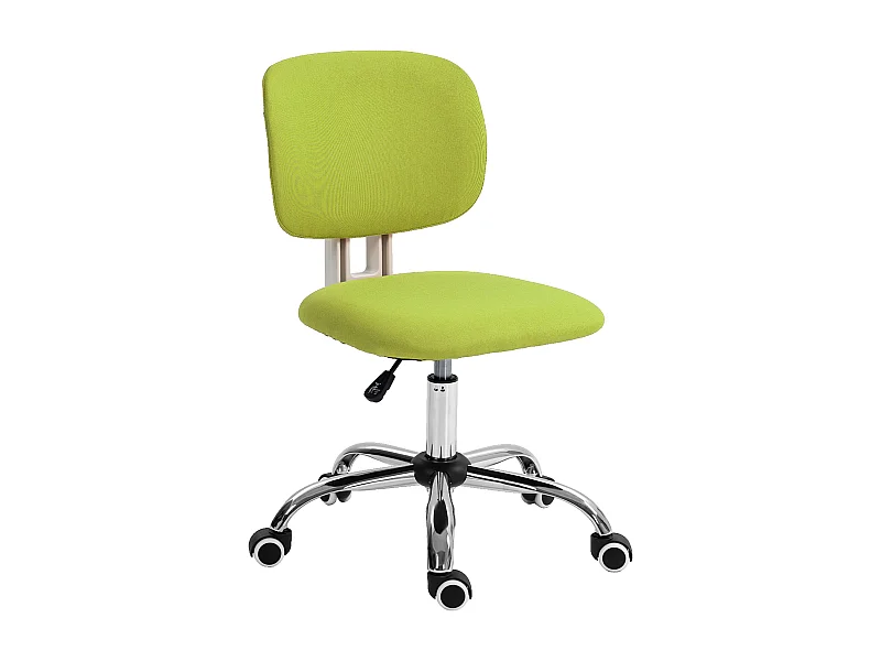 Silla de oficina verde 48x53x90 cm Vinsetto