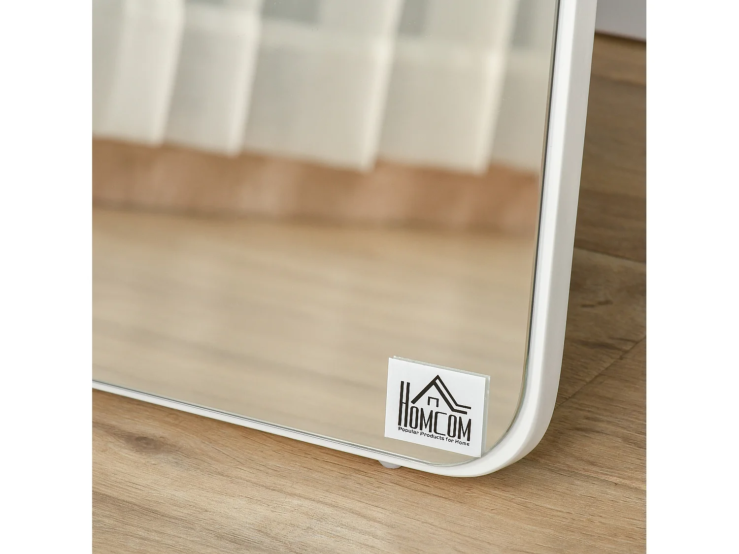 Espejo de pie blanco 37x43x156 cm HOMCOM