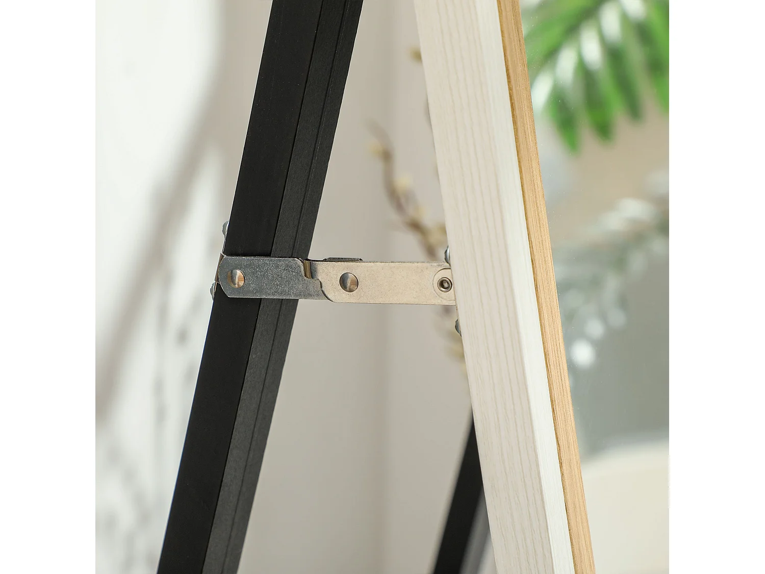 Espejo de pie Lima Homcom con soporte natural 157x37 cm