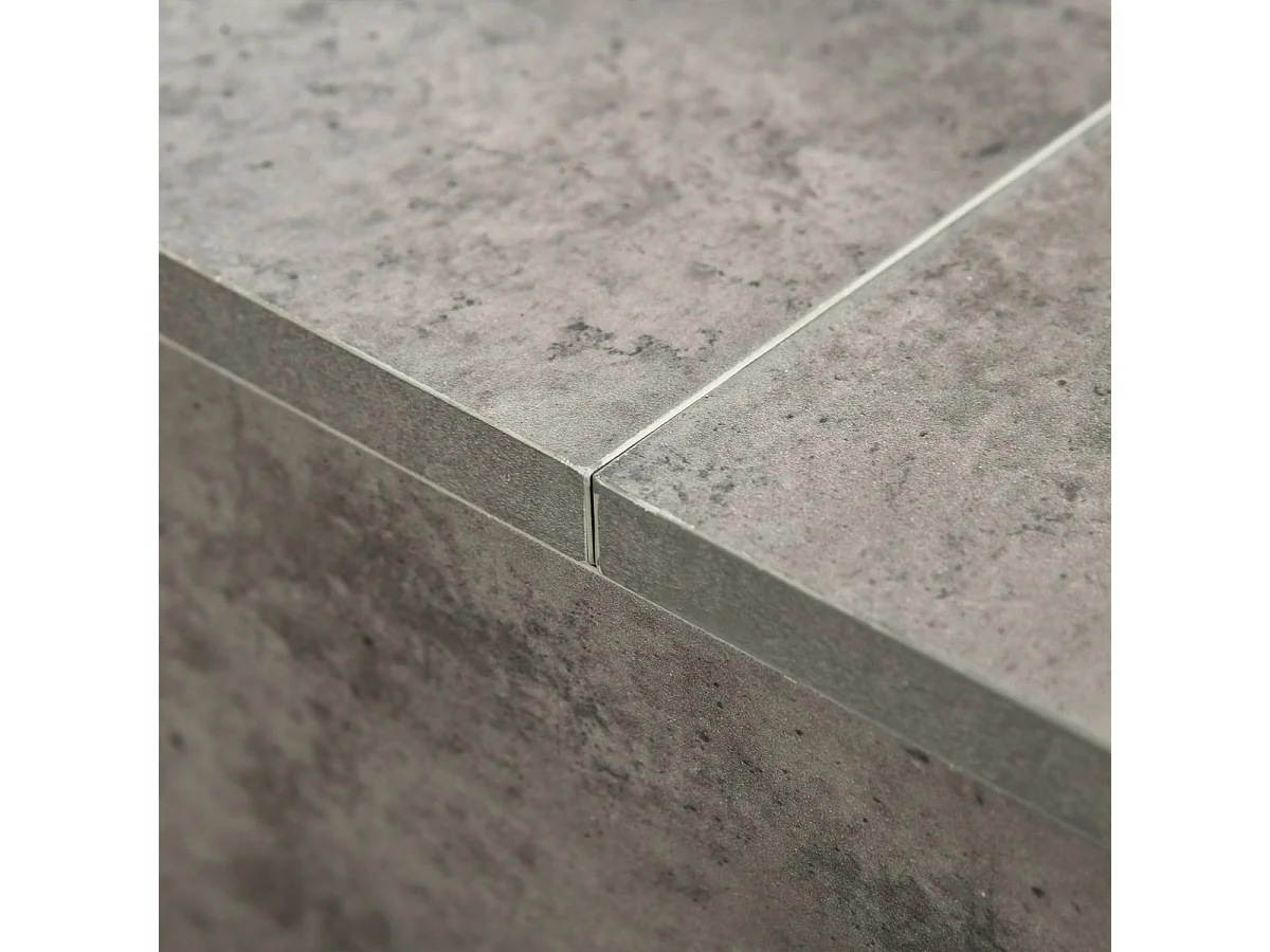 Mesa de Centro Elevável Arvik com Armazenamento Oculto e Pés Metálicos em Cinzento e Preto