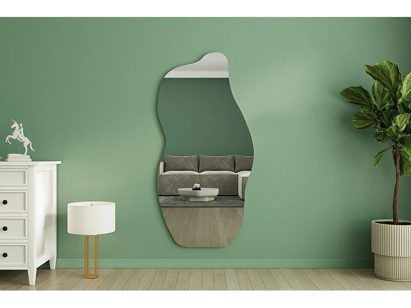 Espelho Moderno "Sabbia" - Cor de Areia - 70x175x2.2cm para Decoração Elegante