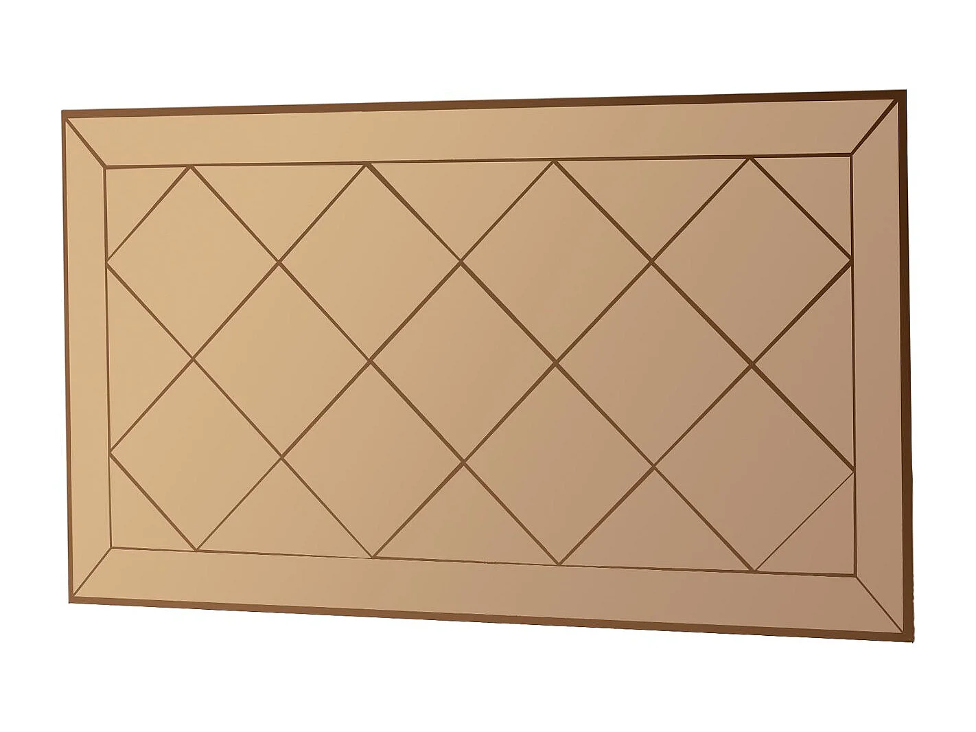 Miroir décoratif Javean L120xH60cm Bronze