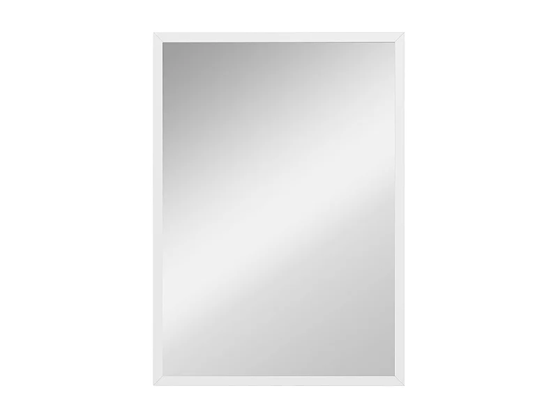 Espejo de pared Selva Homcom con marco Slim blanco 70x50 cm