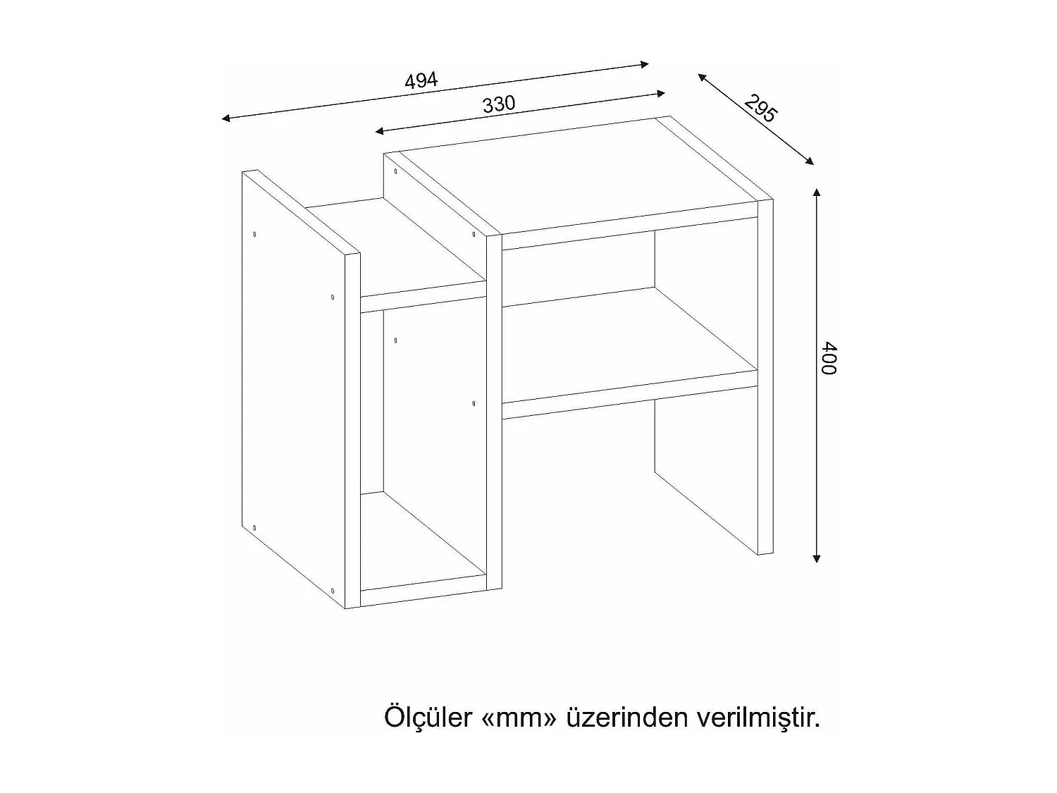 Mesa de Apoio Escandinava Branca - Estilo e Funcionalidade para Sua Casa