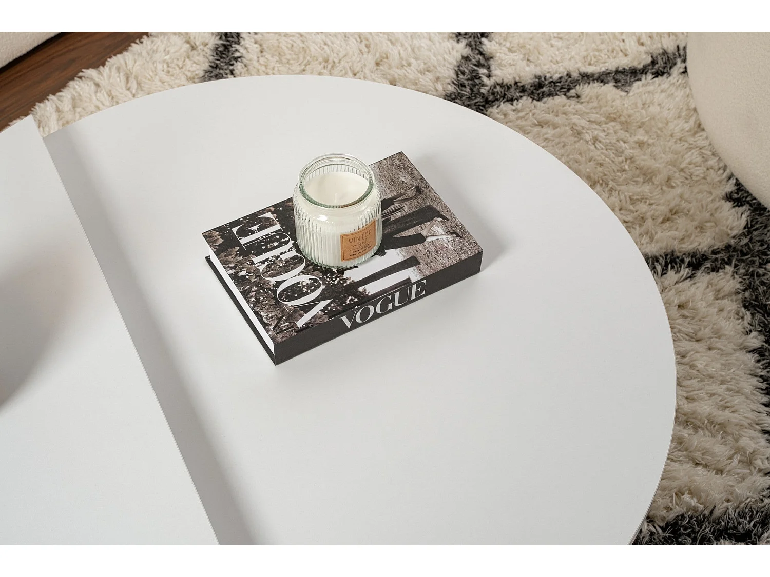 Mesa de Centro Modular "Orion" Branca - Elegância e Versatilidade para sua Sala