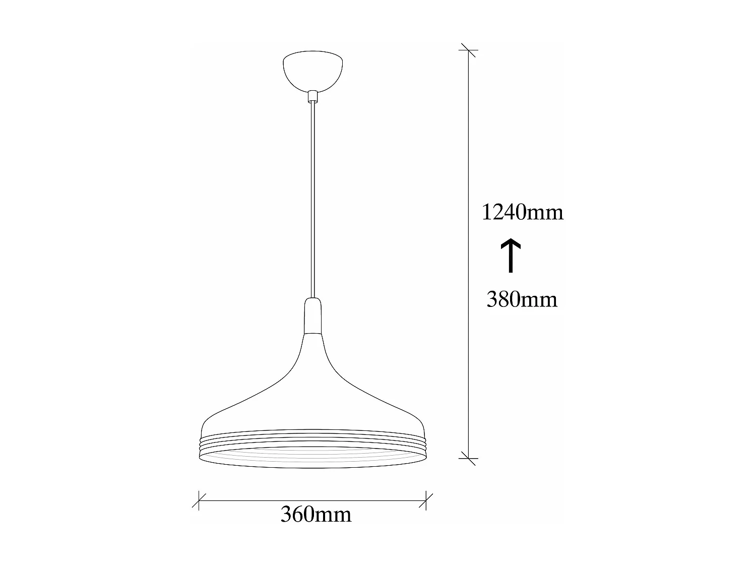 Candeeiro Metálico Elegante com Design Escandinavo - Saúde 3721