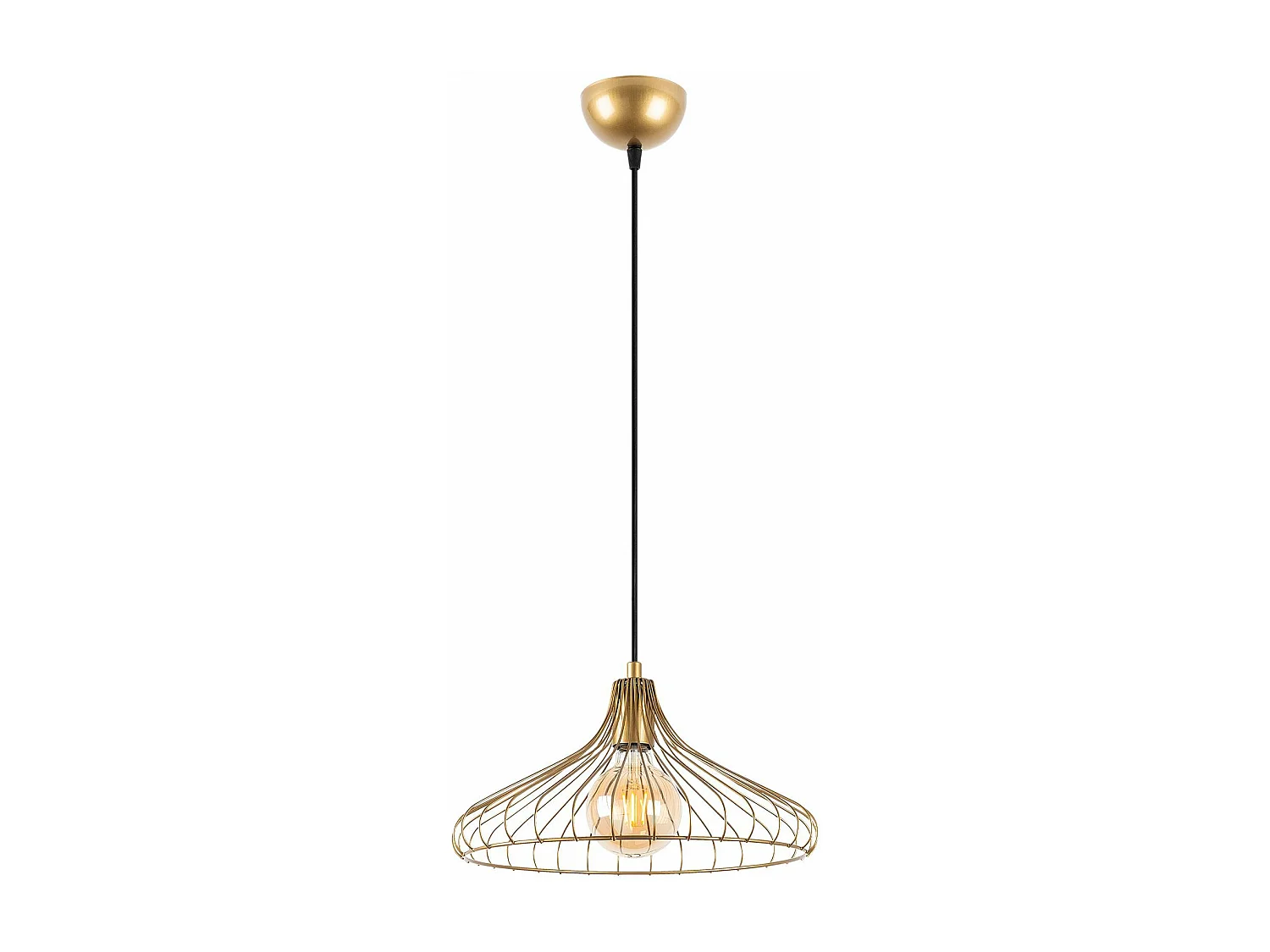 Candeeiro Elegante com Altura Ajustável em Dourado - DEPAY-11251