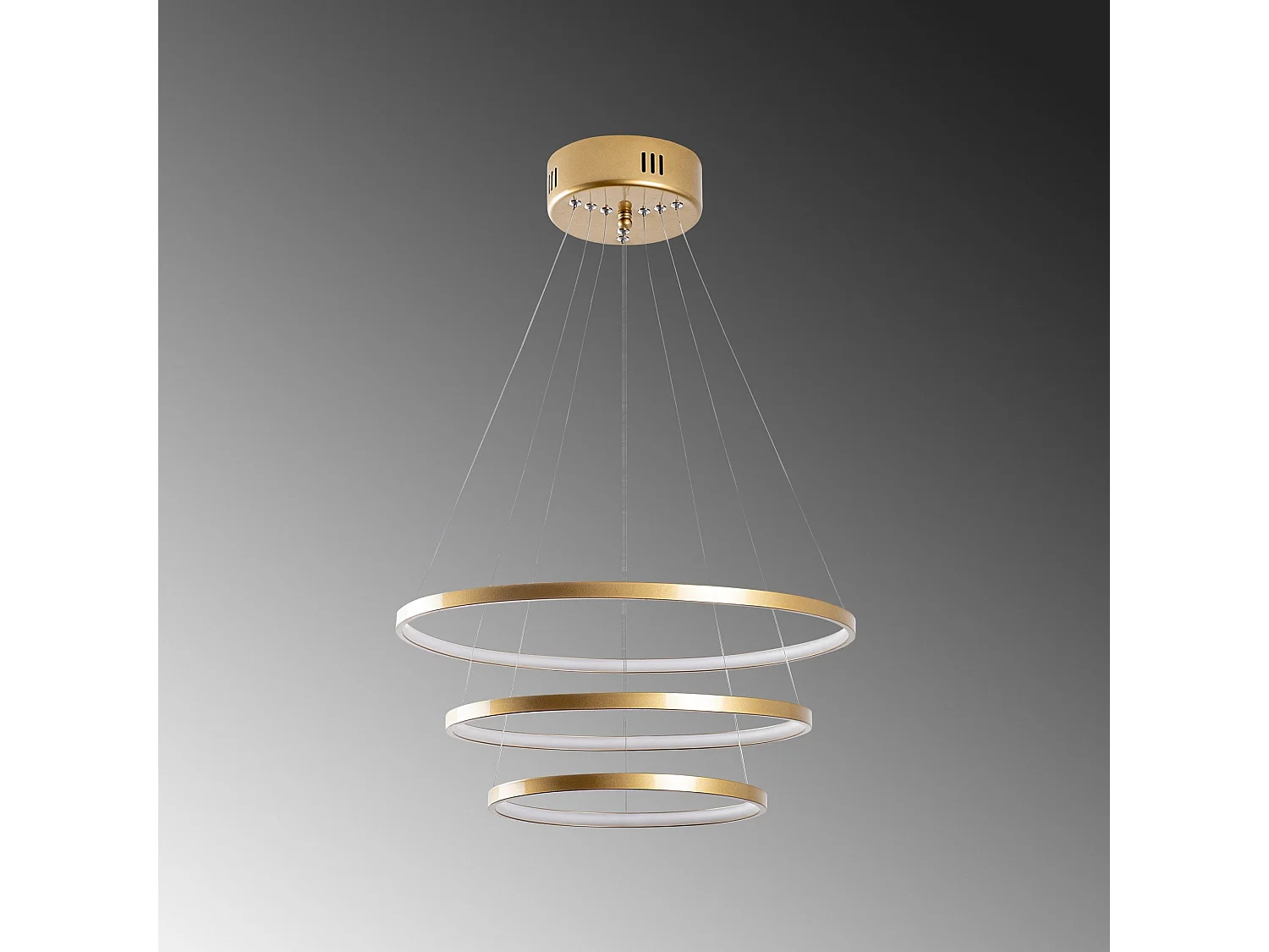 Candeeiro de Teto LED Regulável Simit em Dourado - Design Moderno e Elegante