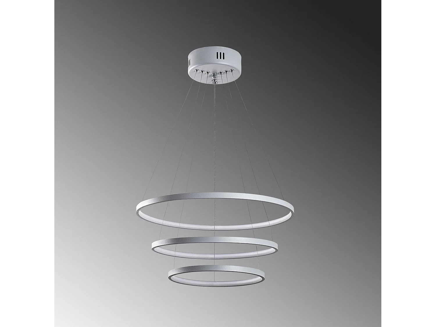 Candeeiro de Teto LED Regulável Simit – Cinzento – Design Moderno para Qualquer Espaço