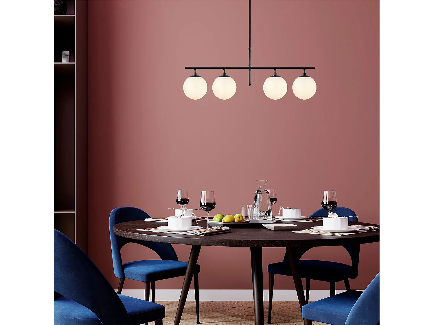 Candeeiro Preto e Creme Elegante com Altura Ajustável