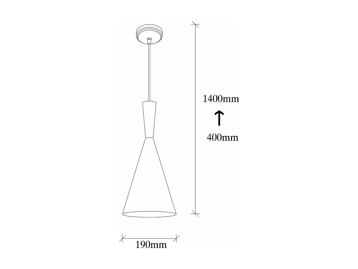 Candeeiro de Ferro Elegante Elmas 3541 - Design Moderno e Sofisticado