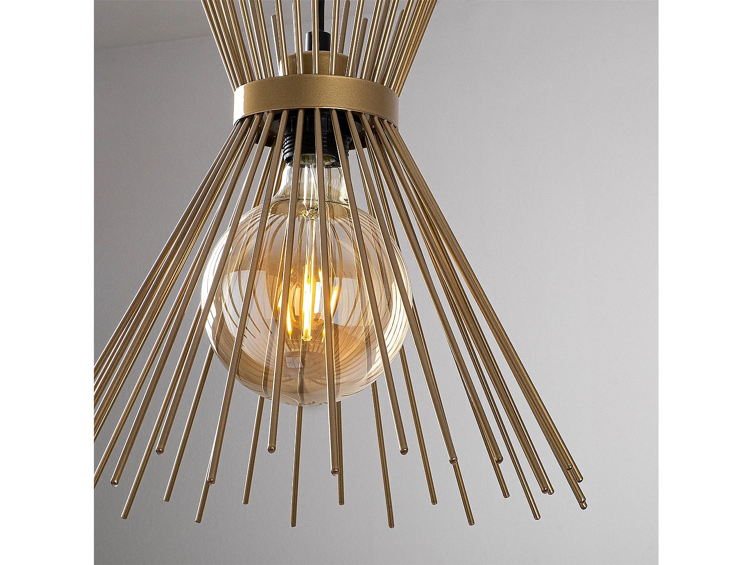 Candeeiro Preto Elegante Kirpi - 3089 para Decoração Sofisticada