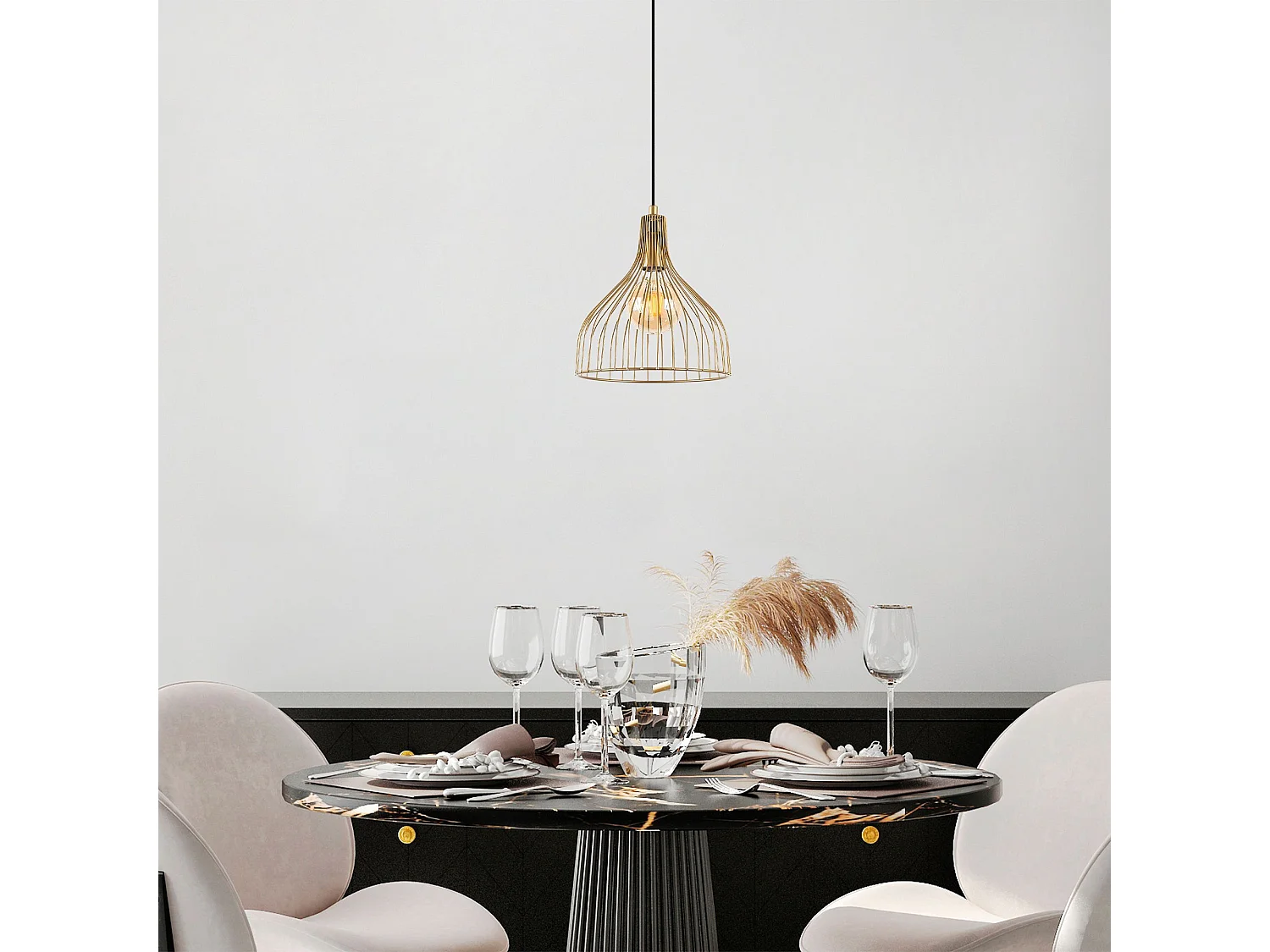 Candeeiro Cafu 11566 - Elegância e Glamour para o Seu Espaço