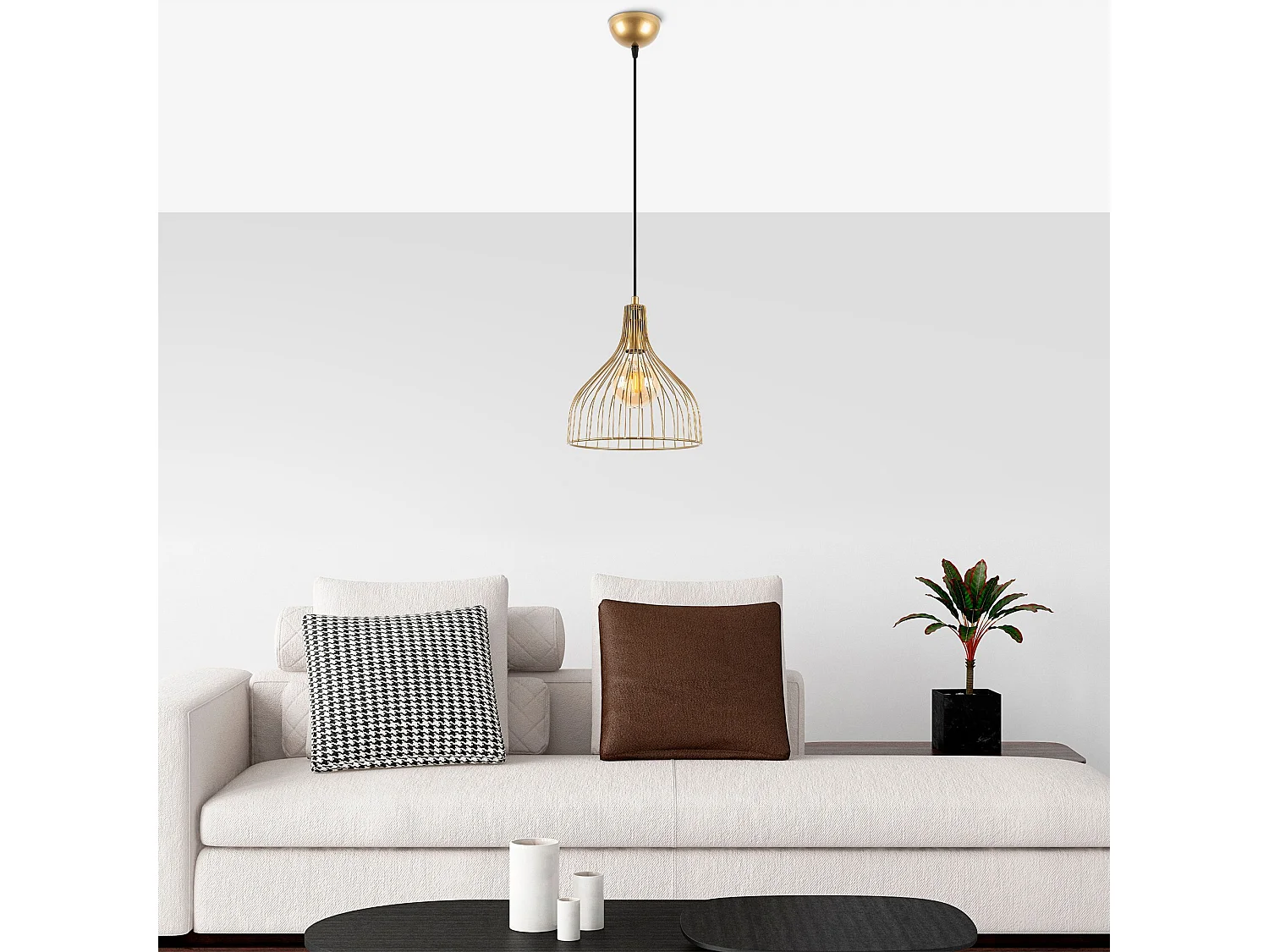 Candeeiro Cafu 11566 - Elegância e Glamour para o Seu Espaço