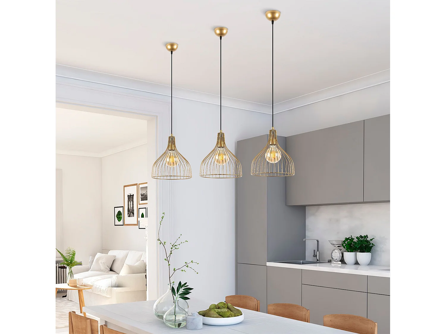 Candeeiro Cafu 11566 - Elegância e Glamour para o Seu Espaço