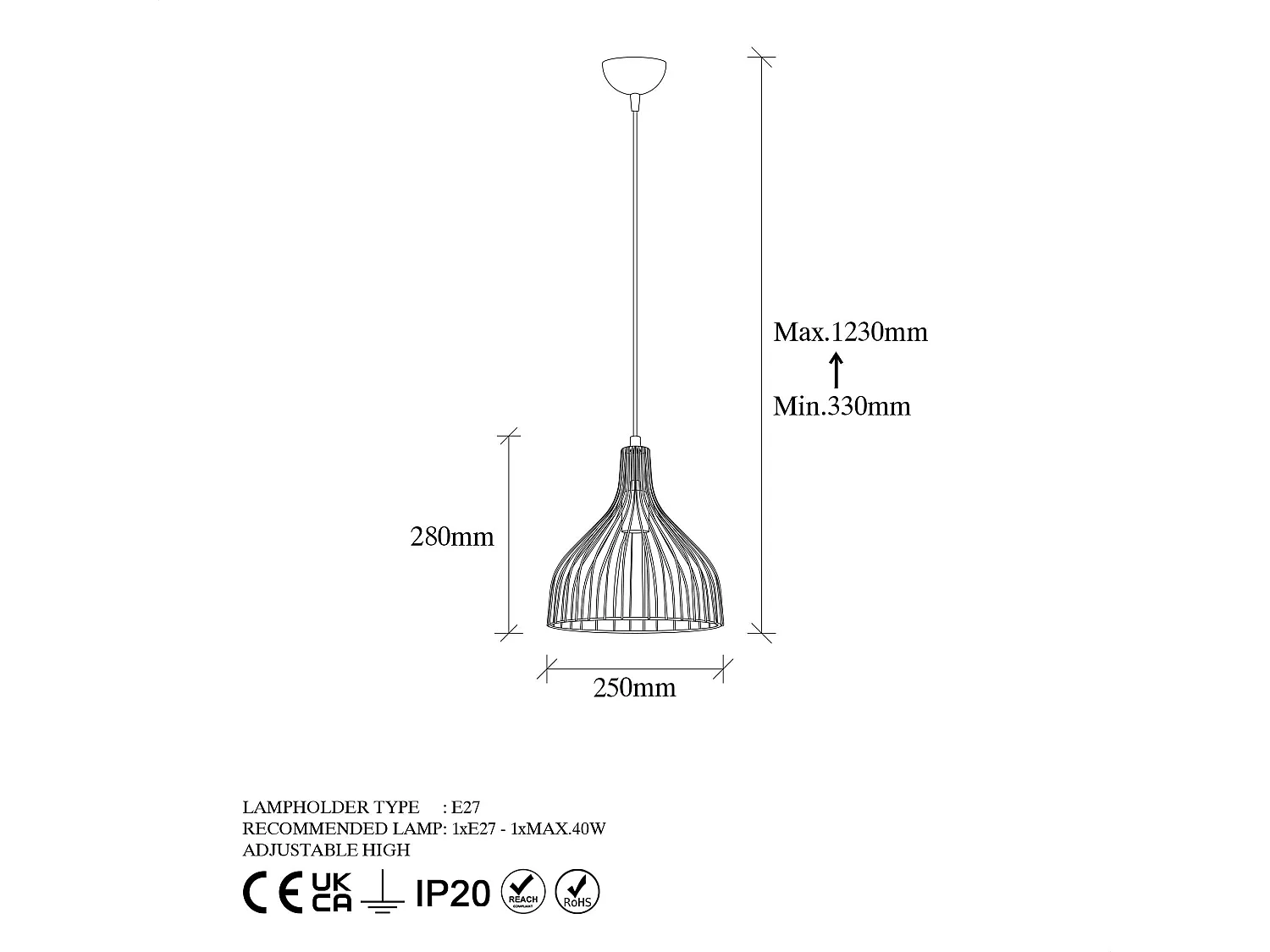 Candeeiro Cafu 11566 - Elegância e Glamour para o Seu Espaço
