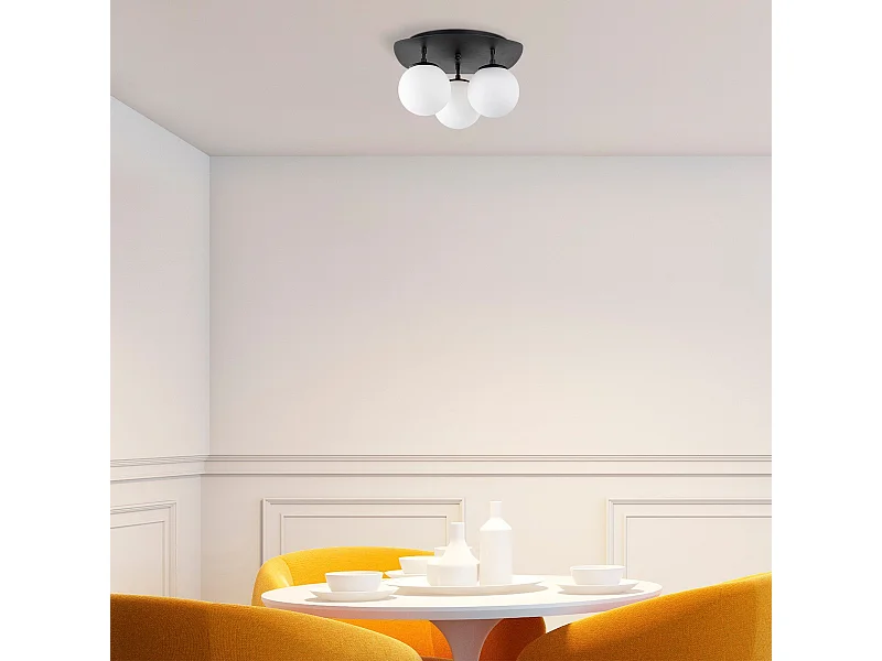 Candeeiro Preto e Branco Elegante - Design Moderno para o Seu Espaço