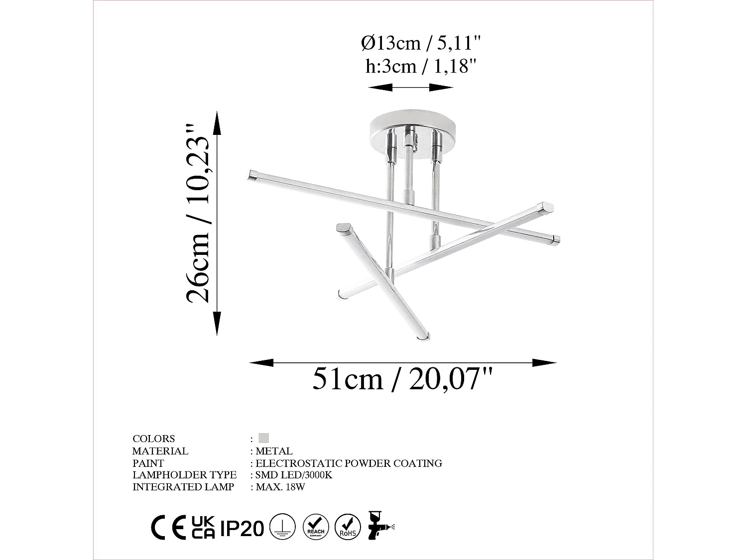 Kroonluchter - Chrome