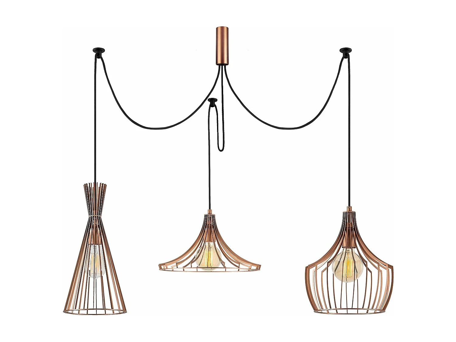 Candeeiro de Cobre Moderno N-1292 - Elegância e Sofisticação para o Seu Espaço