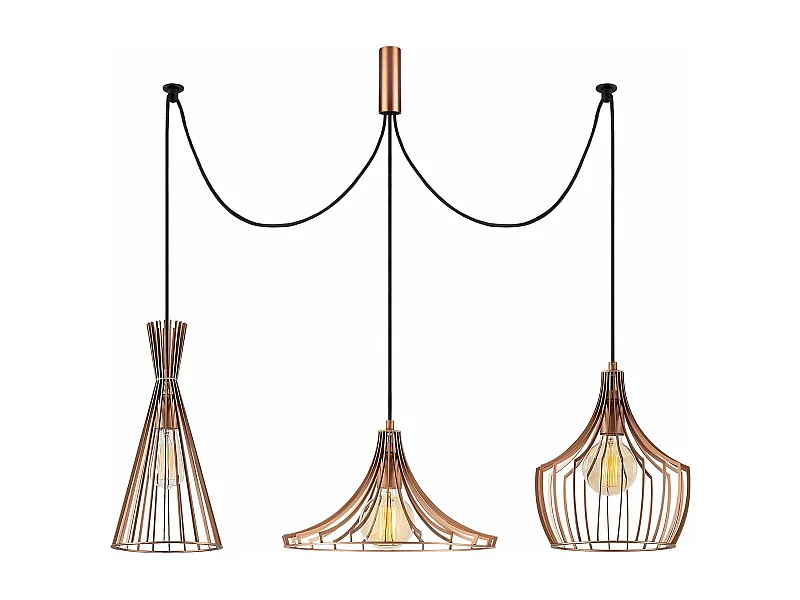 Candeeiro de Cobre Moderno N-1292 - Elegância e Sofisticação para o Seu Espaço