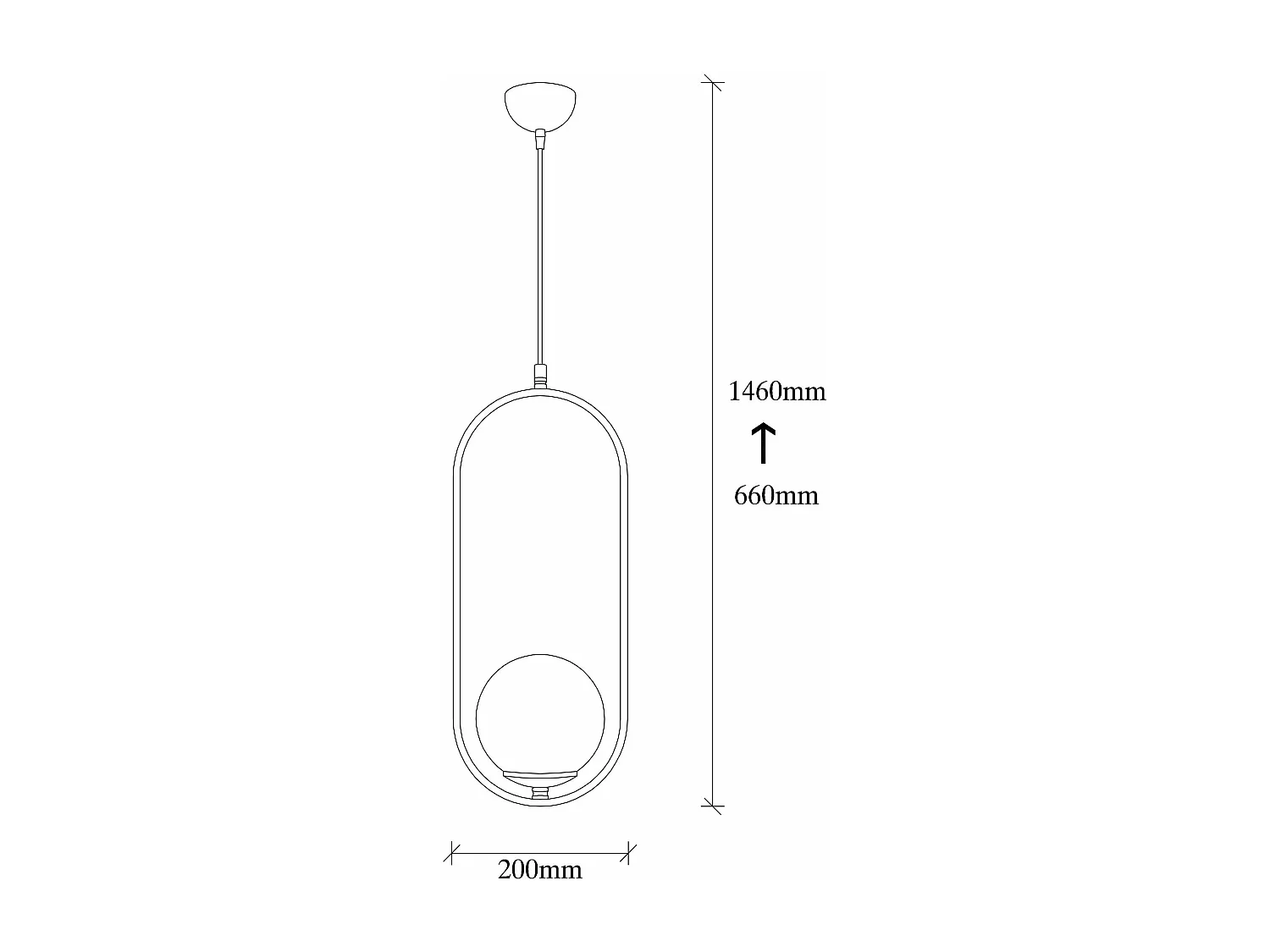 Candeeiro Preto e Branco - Design Moderno e Elegante