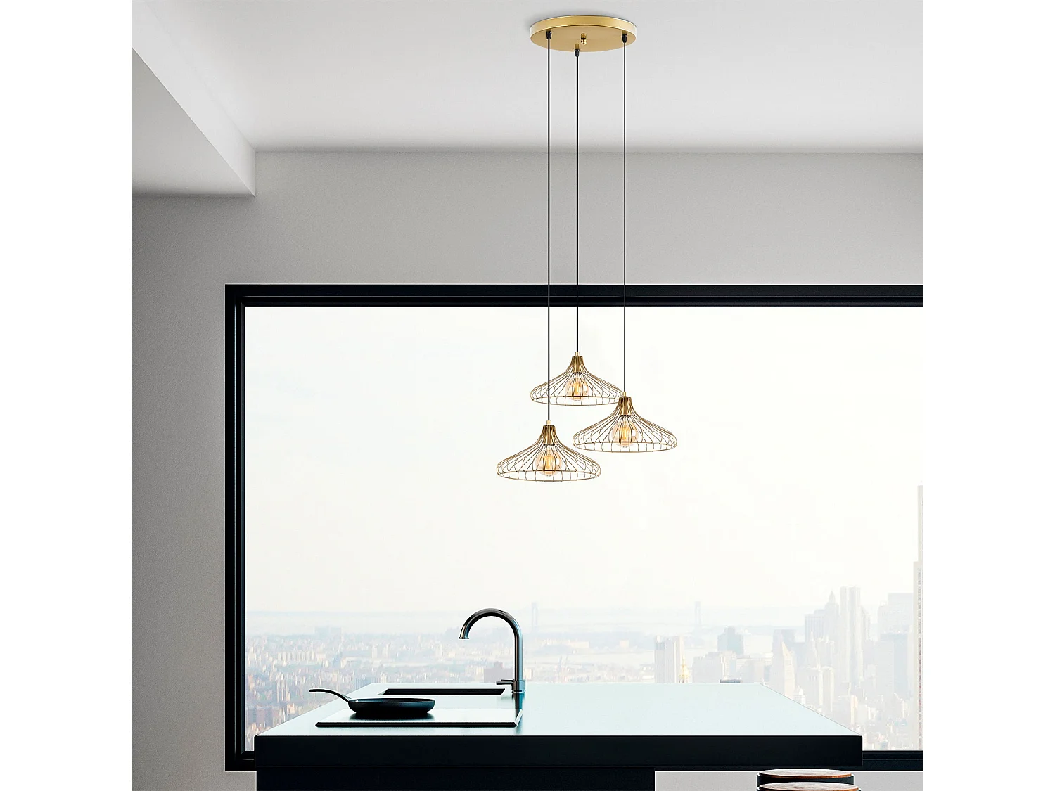 Candeeiro Elegante Depay - Luxo Moderno para sua Casa