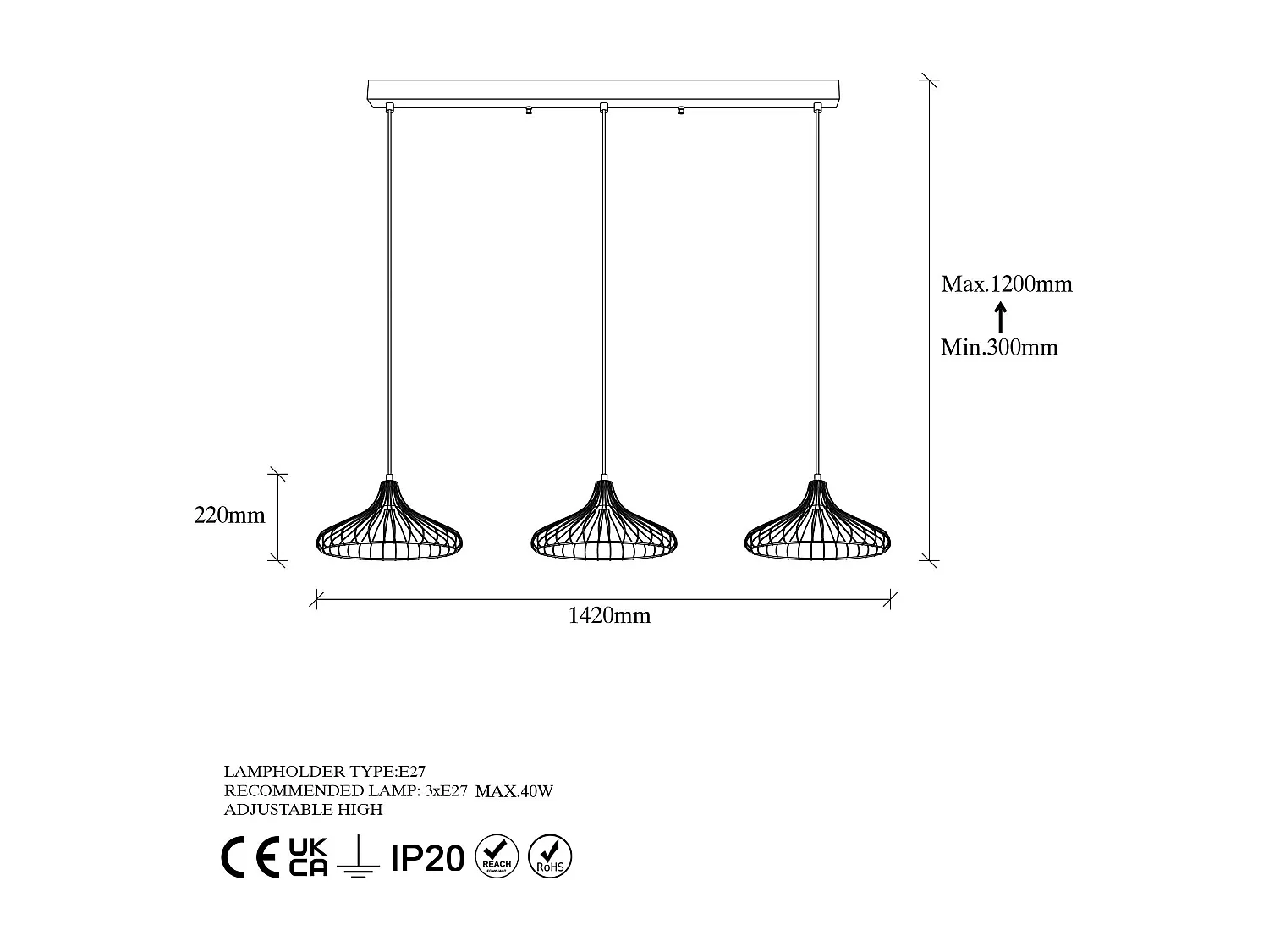 Candeeiro Elegante Depay - Design Sofisticado em Ouro Brilhante