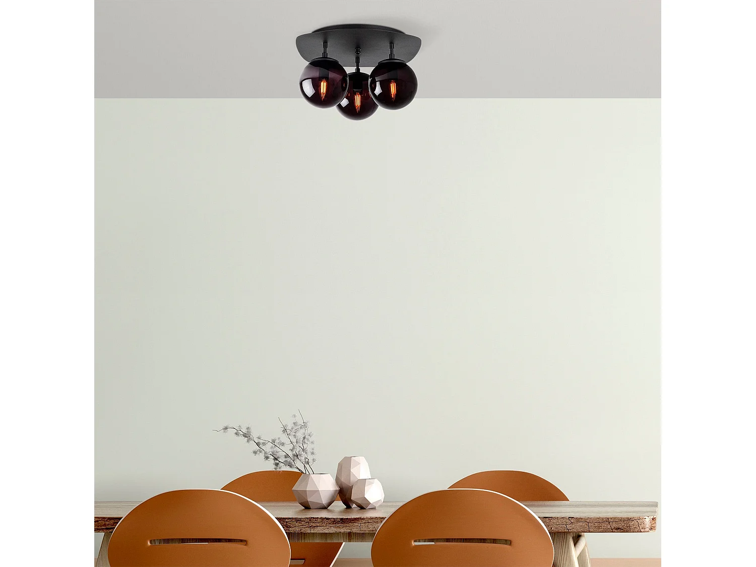 Candeeiro Preto Elegante - 11720 para Ambientes Sofisticados