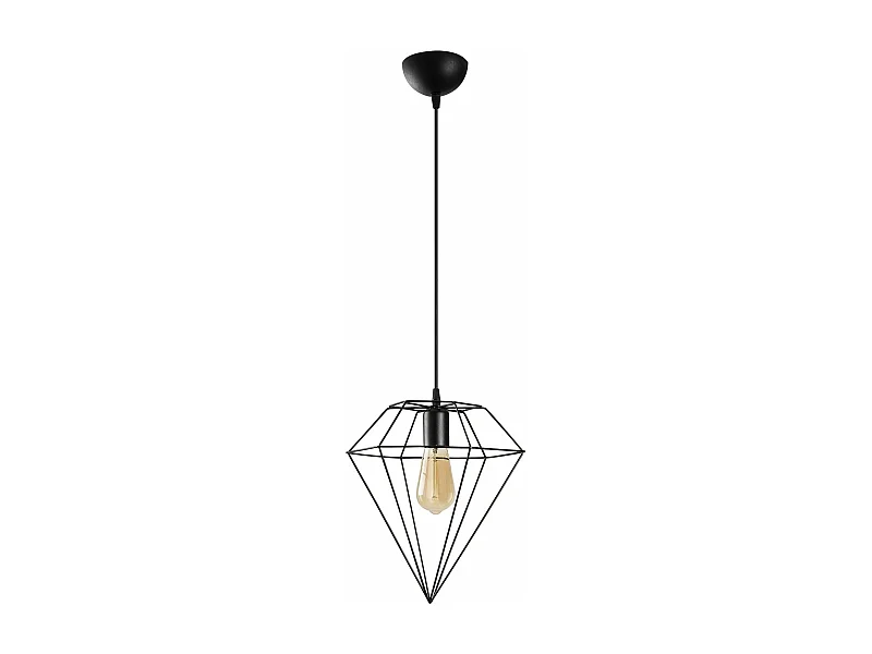 Candeeiro Preto Elegante com Altura Ajustável - Elmas 6286