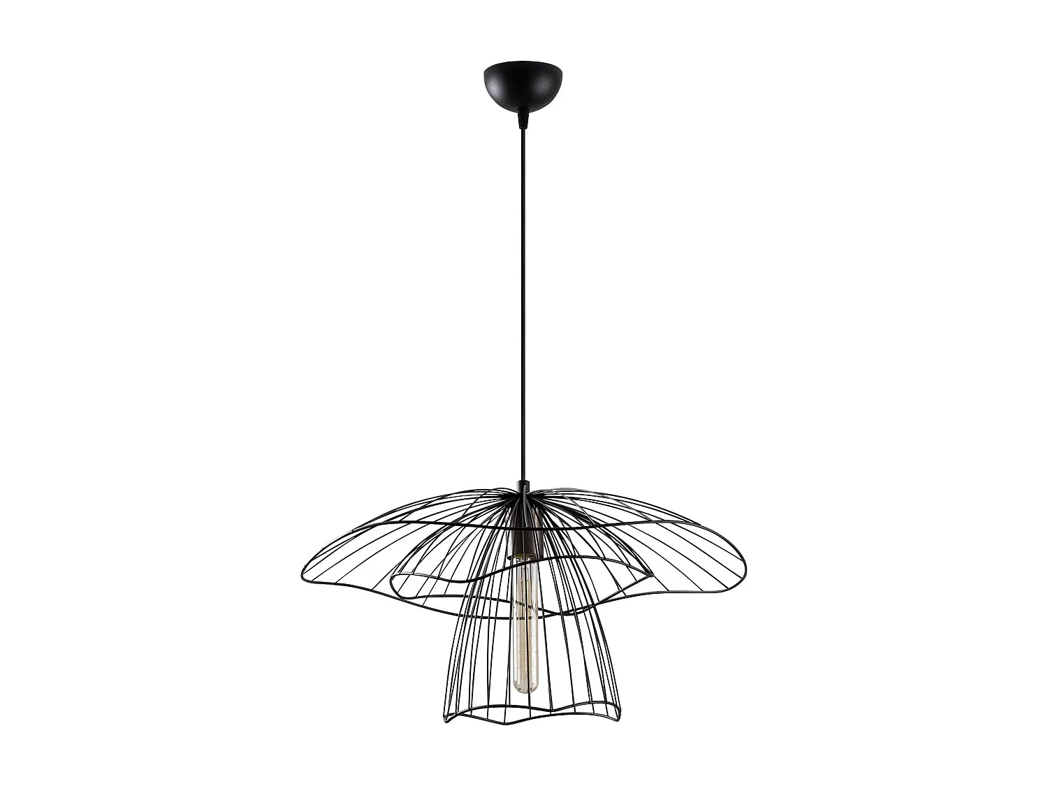 Candeeiro de Ferro Preto Elegante - Design Moderno e Industrial