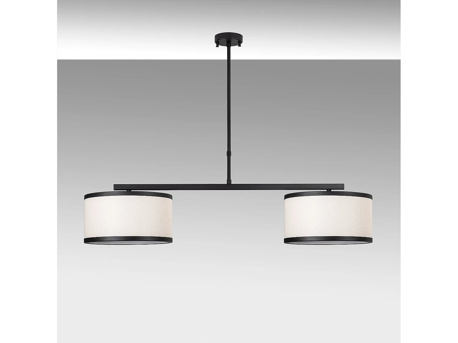 Candeeiro Preto e Branco Elegante - Design Escandinavo