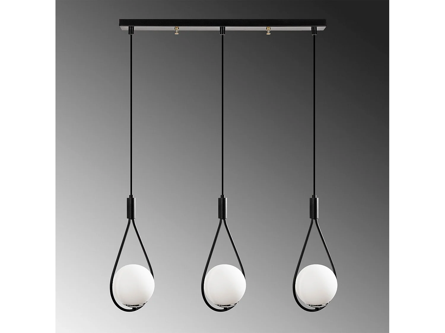 Candeeiro Preto Elegante Mudoni MR-939 para Decoração Moderna