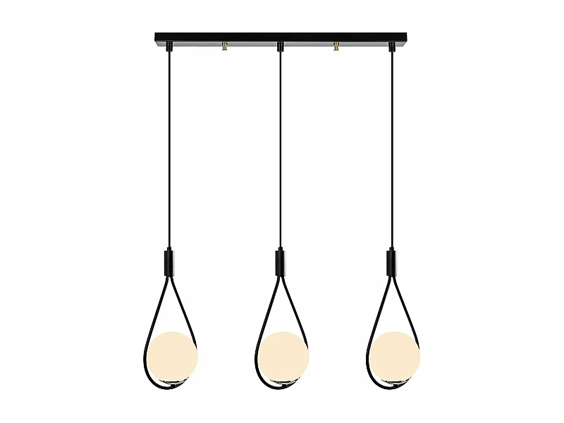 Candeeiro Preto Elegante Mudoni MR-939 para Decoração Moderna