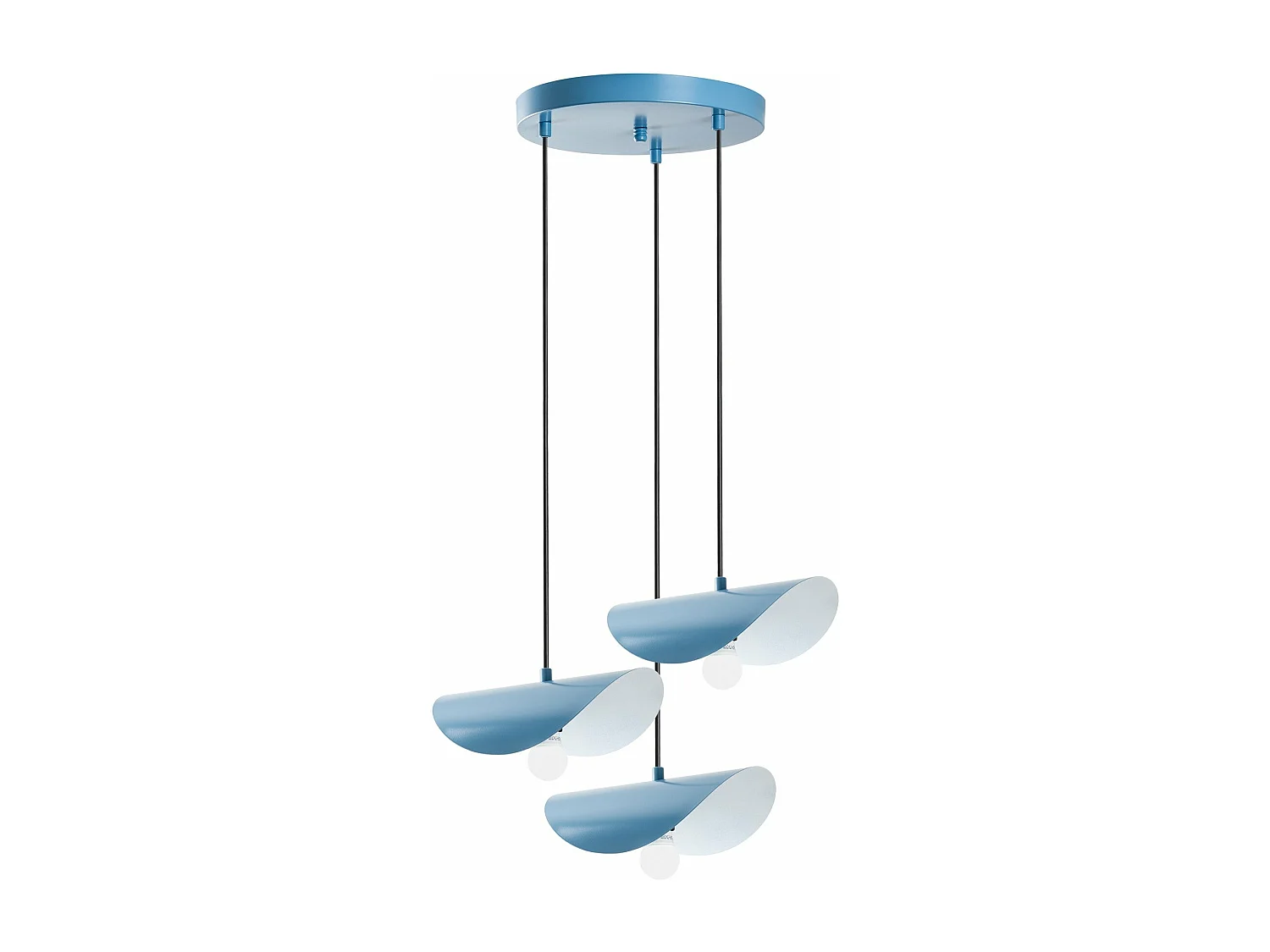 Lustre Azul Claro Eger - Elegância e Sofisticação para sua Casa