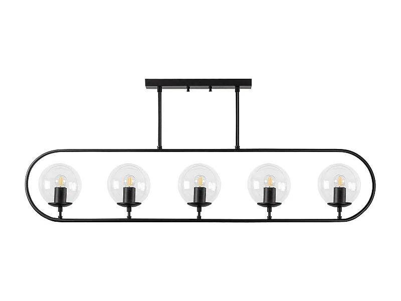 Candeeiro Preto Elegante - Design Moderno para Iluminação Sofisticada