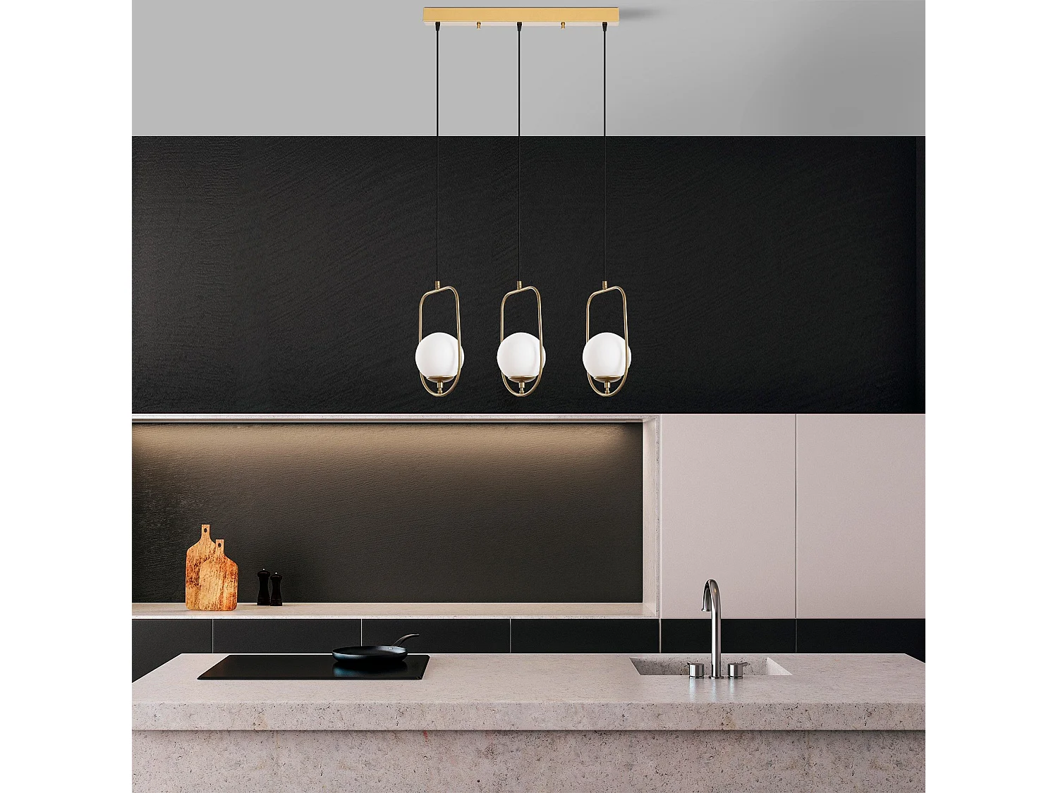 Candeeiro Elegante em Dourado - Sofisticação para o Seu Espaço