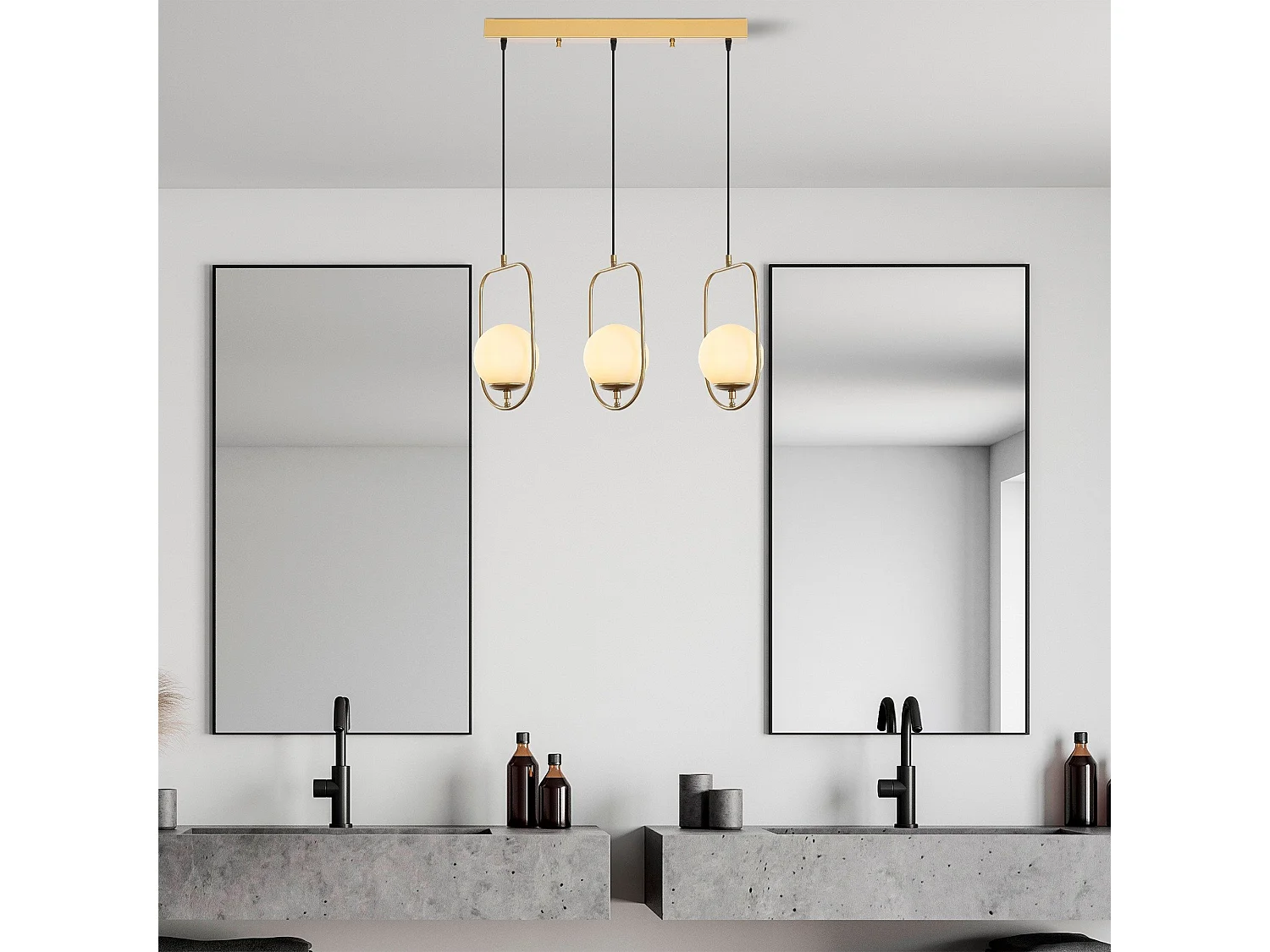 Candeeiro Elegante em Dourado - Sofisticação para o Seu Espaço