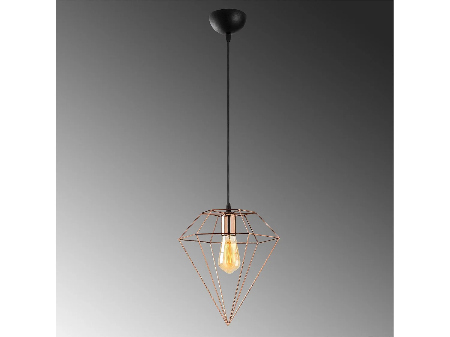 Candeeiro Elegante de Cobre Elmas - 6289 com Altura Ajustável