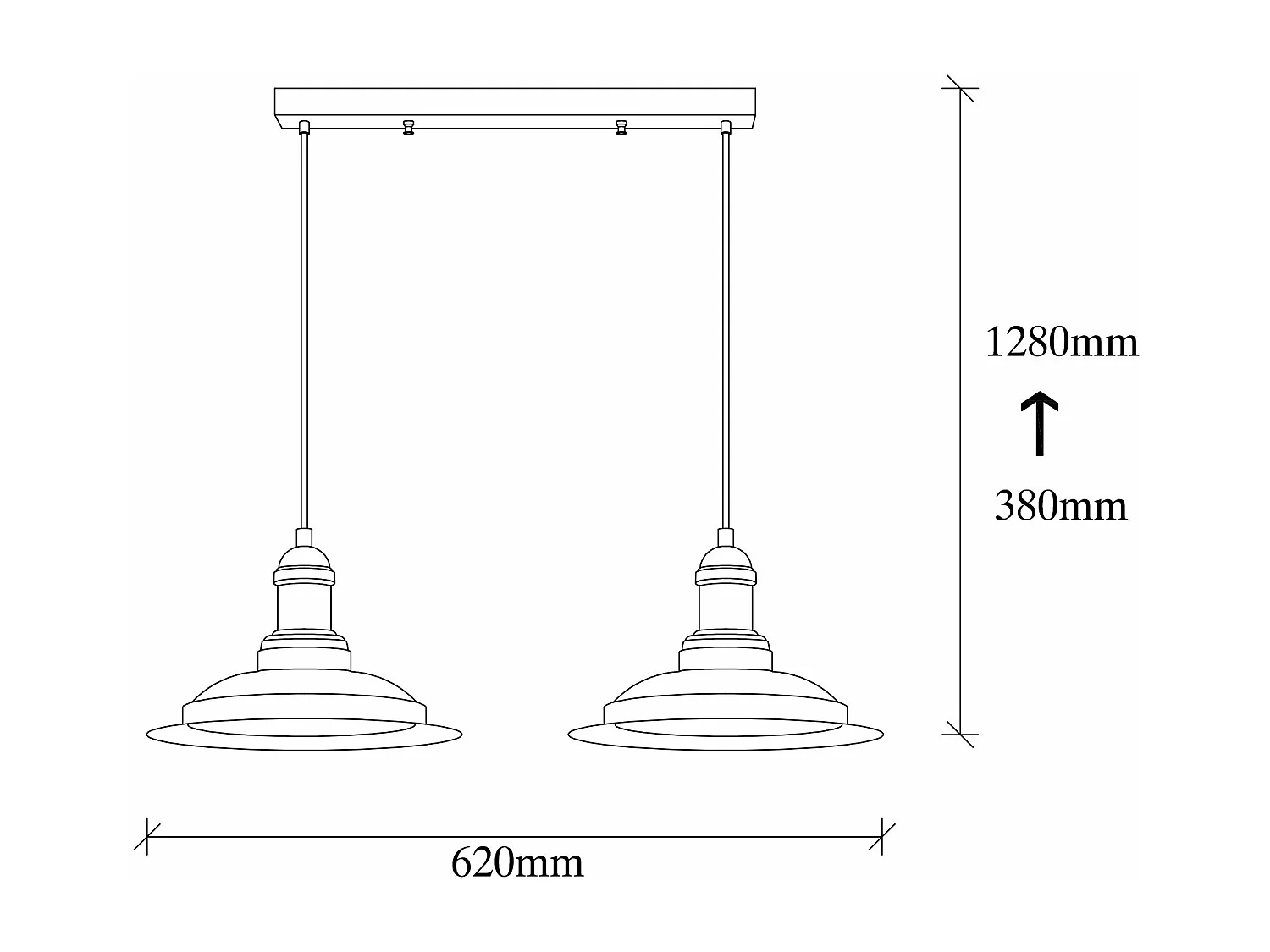 Candeeiro Elegante de Ferro - Design Moderno e Industrial