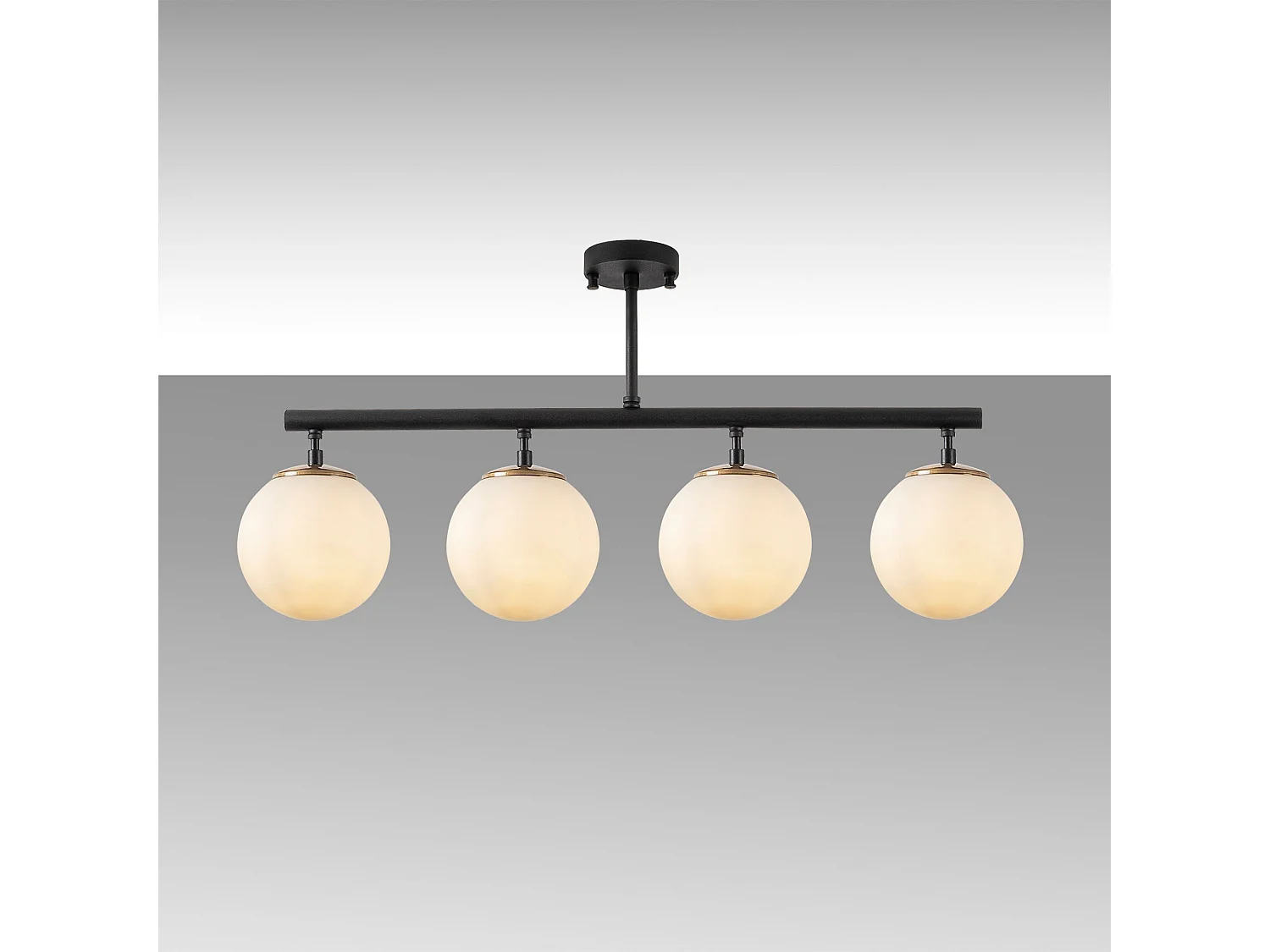 Candeeiro Preto e Dourado Fazli - Elegância e Sofisticação para o Seu Espaço