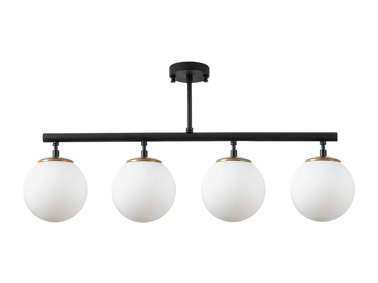 Candeeiro Preto e Dourado Fazli - Elegância e Sofisticação para o Seu Espaço