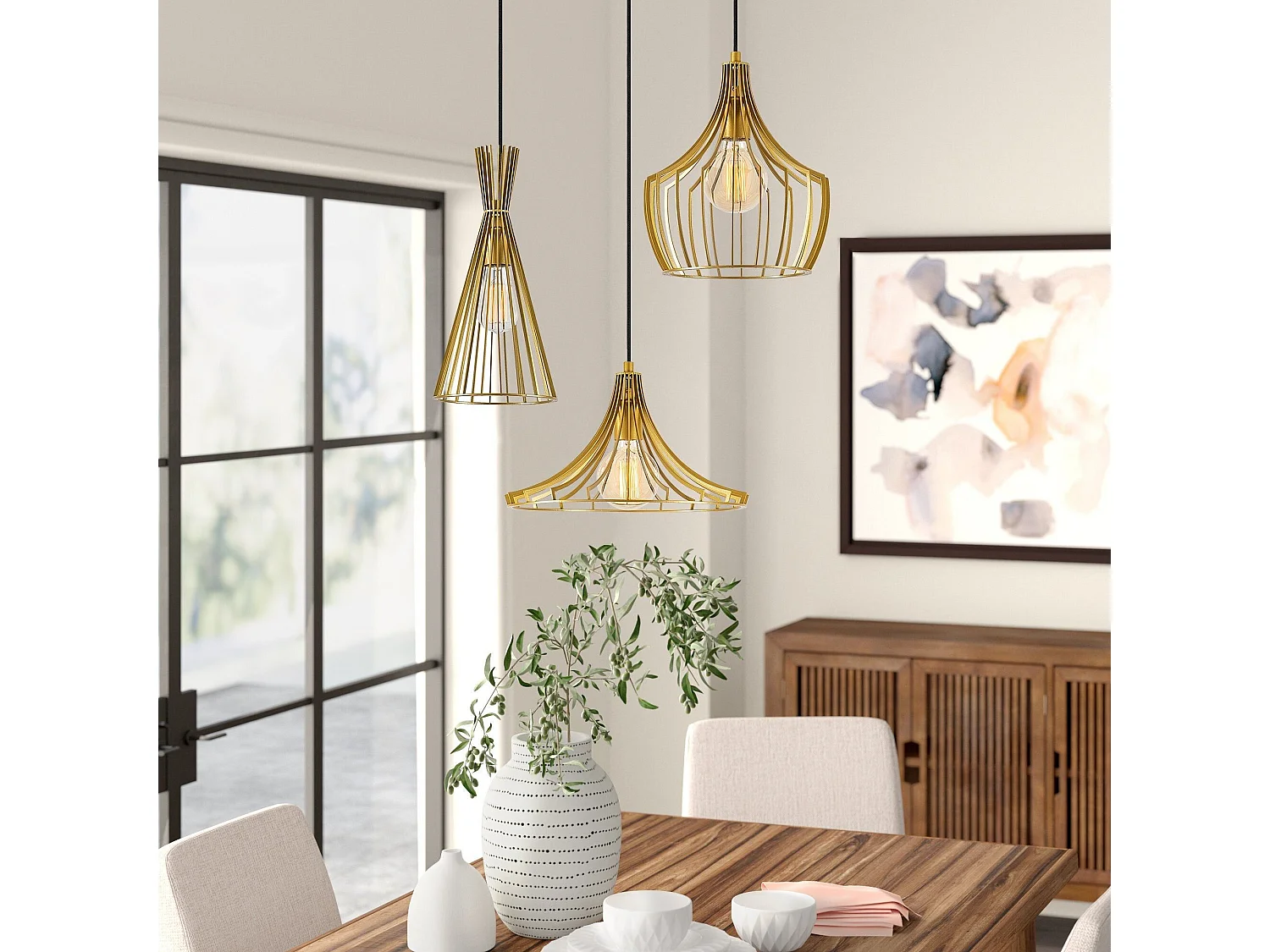 Candeeiro Luxuoso Mezopotâmia N-1299 - Elegância e Glamour para o Seu Espaço