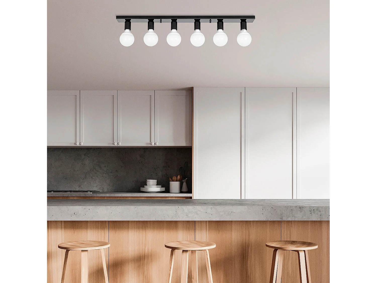 Candeeiro Preto e Branco - Elegância e Sofisticação para o Seu Espaço