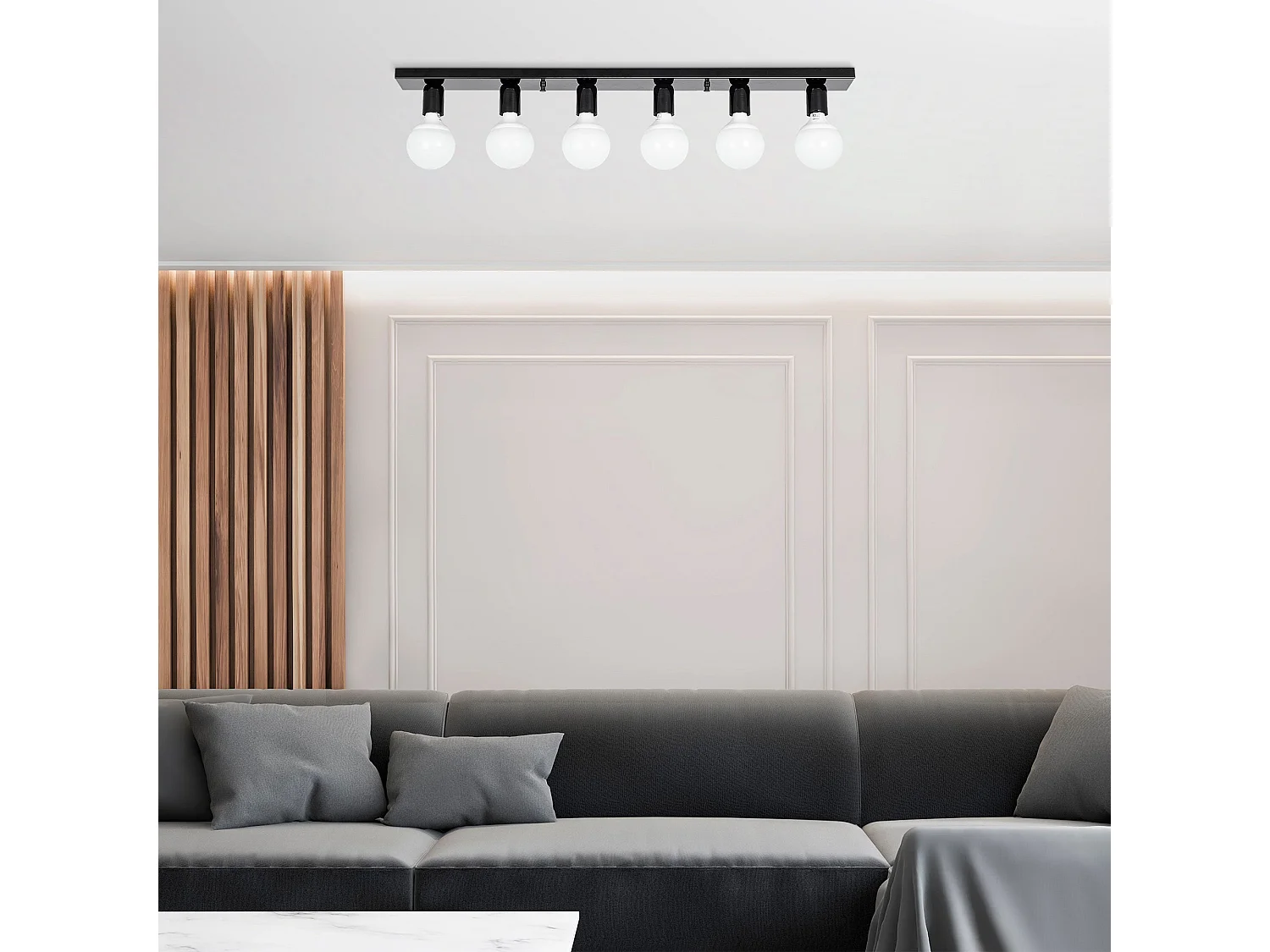 Candeeiro Preto e Branco - Elegância e Sofisticação para o Seu Espaço