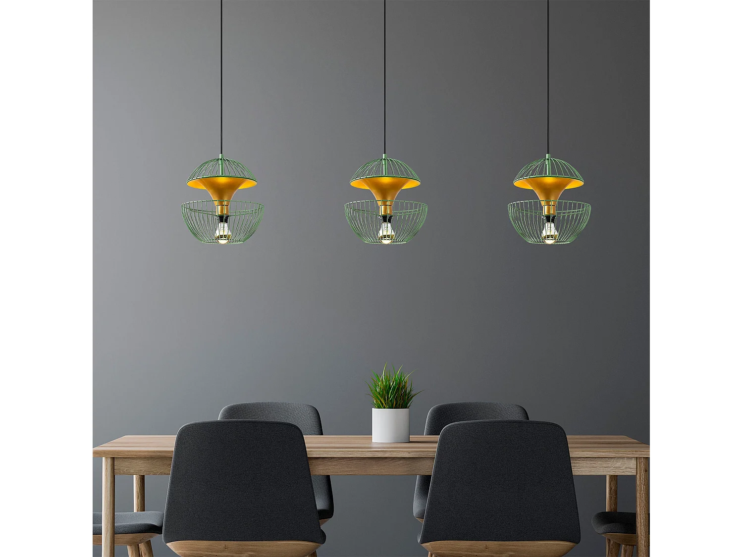 Candeeiro Verde Telmander - Design Moderno e Elegante