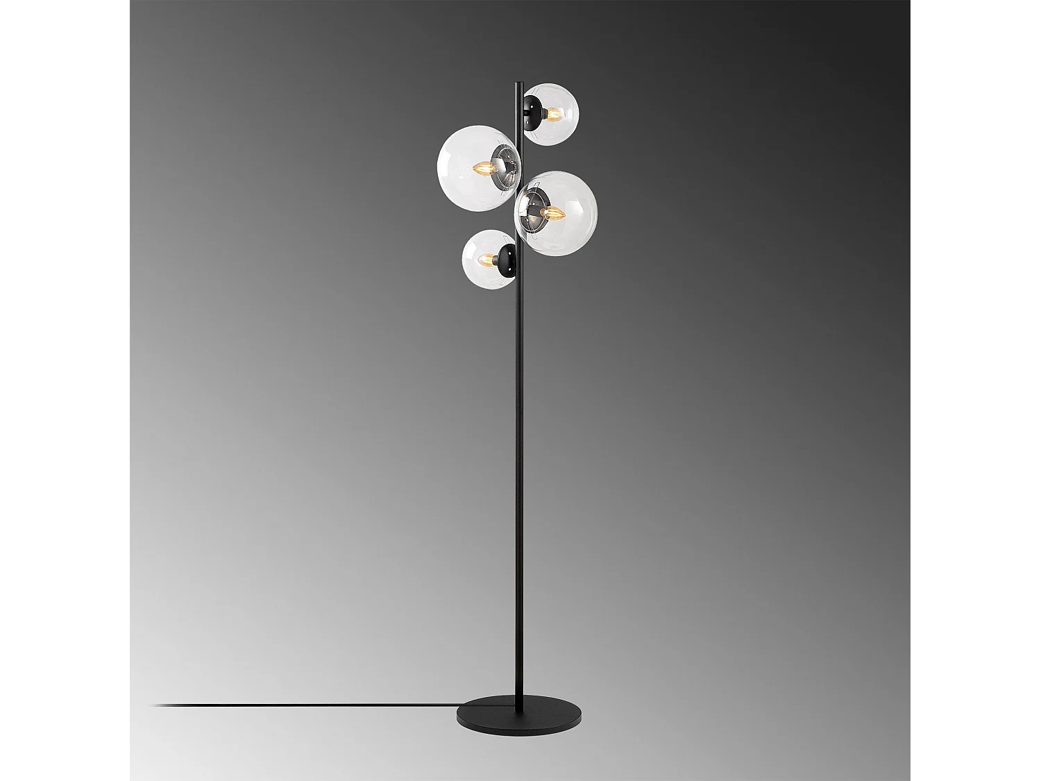 Candeeiro de Pé Moderno e Industrial Fazli - 10522 para Decoração Elegante