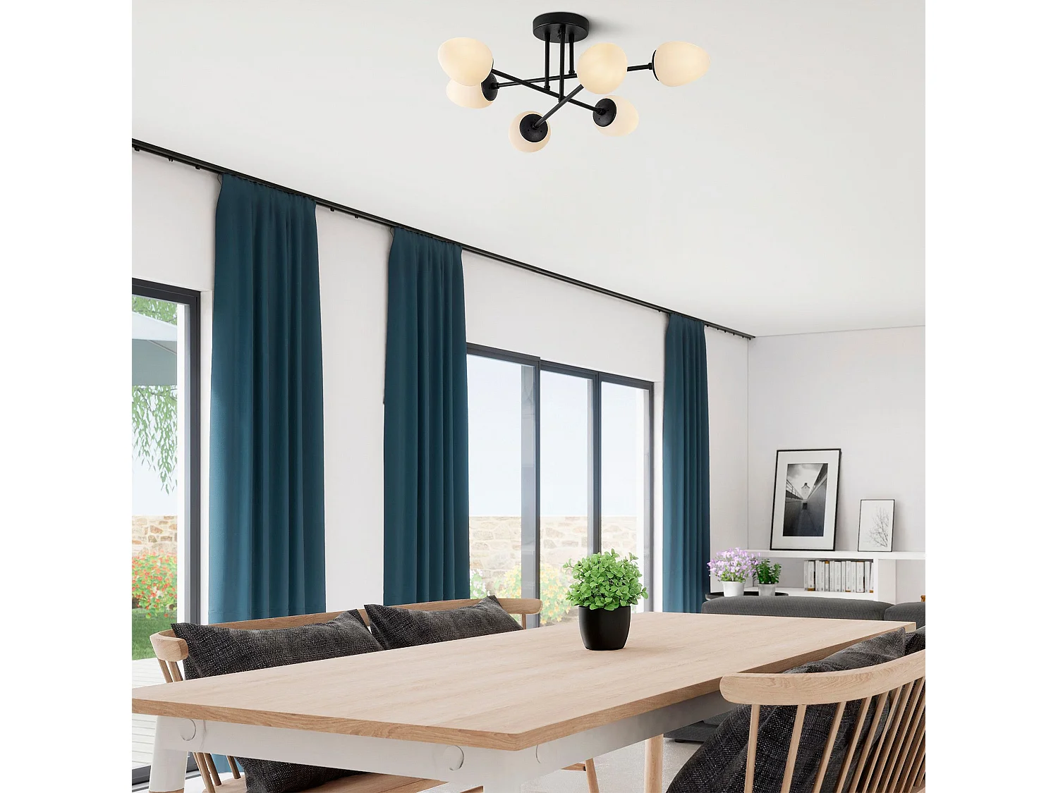 Candeeiro de Corpo Metálico Camflo 10385 - Elegância e Sofisticação para Sua Casa